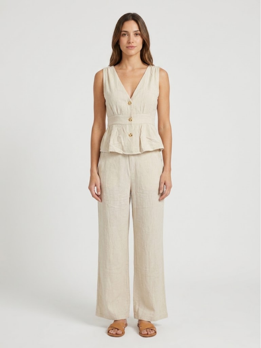 Conjunto Chaleco y Pantalón Rayon
