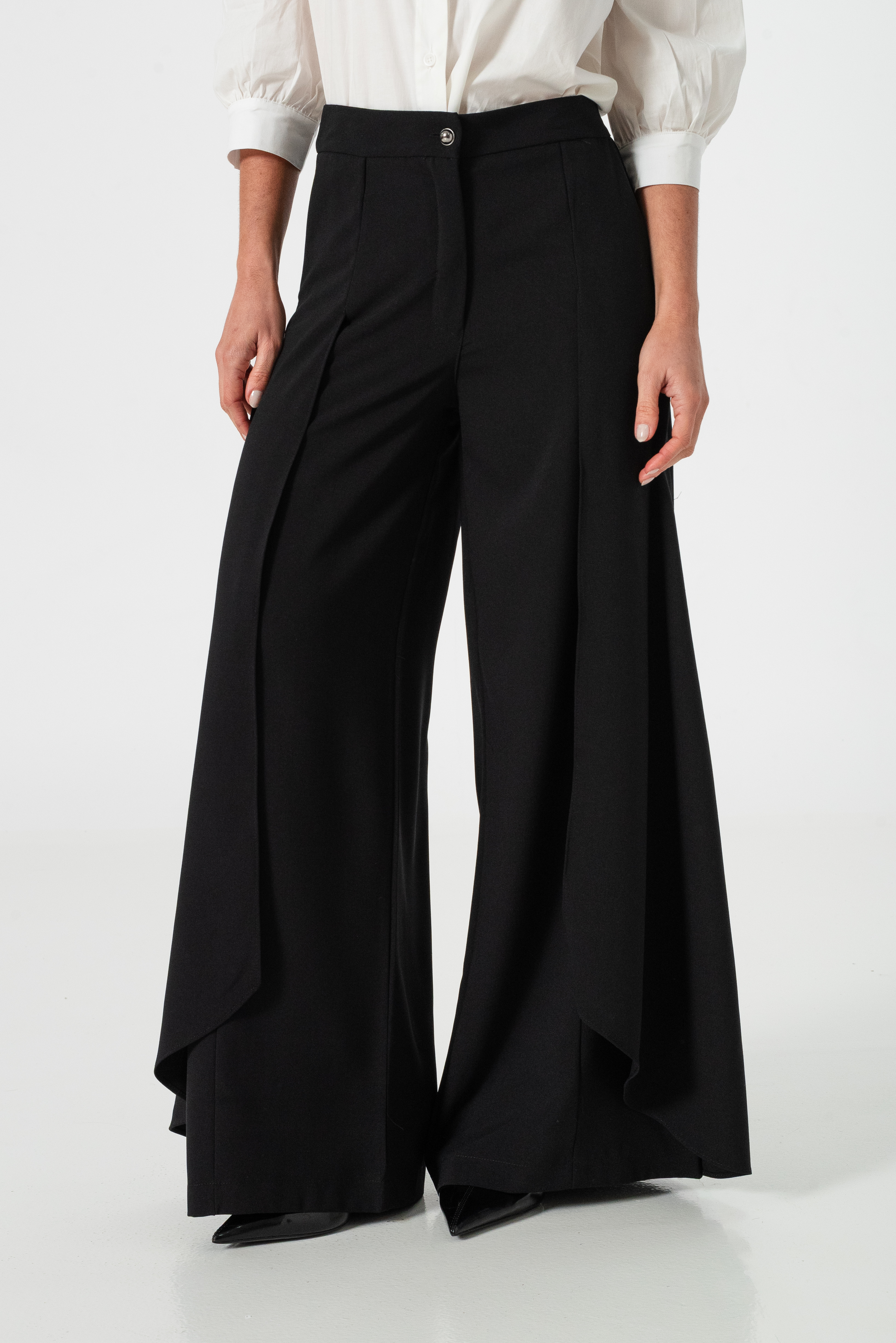 Pantalón Sastrero Con Volado